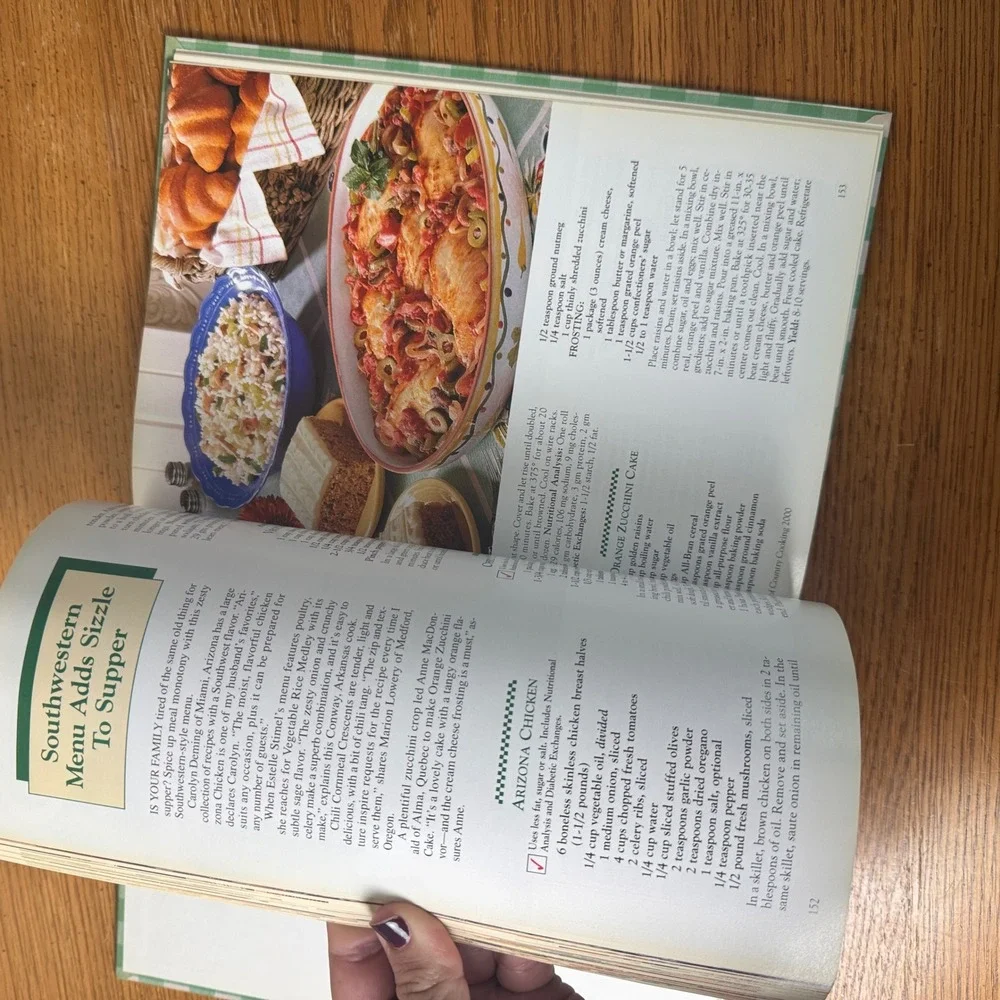 The Best of Country Cooking 2000 Cookbook Reiman Publications Hardcover‎ Gingham